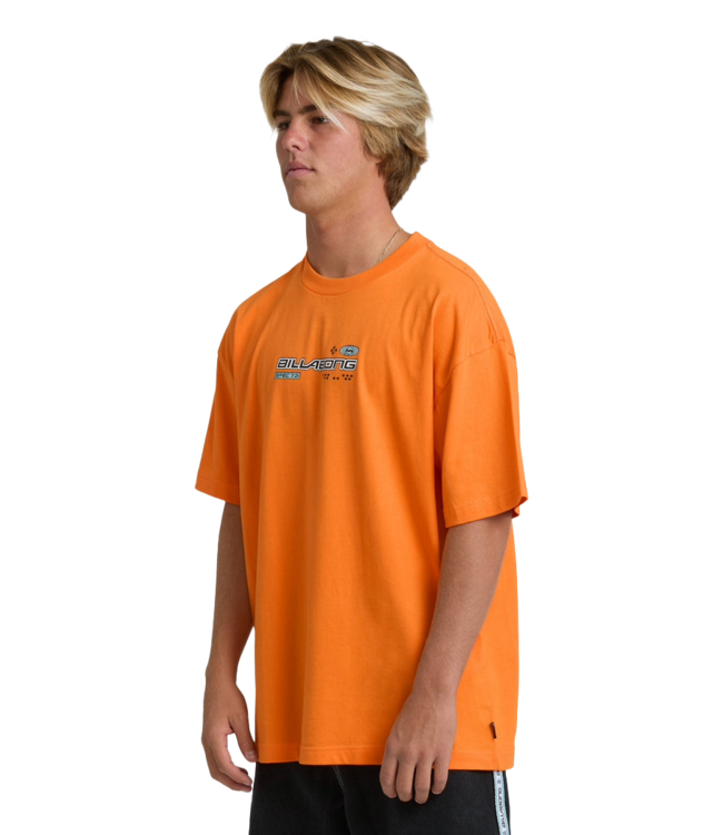 BILLABONG MENS SPEC 73 SIGNAL OG SHORT SLEEVE TEE (DTO) DUSTY ORANGE
