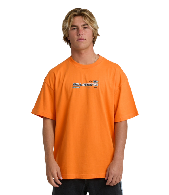 BILLABONG MENS SPEC 73 SIGNAL OG SHORT SLEEVE TEE (DTO) DUSTY ORANGE
