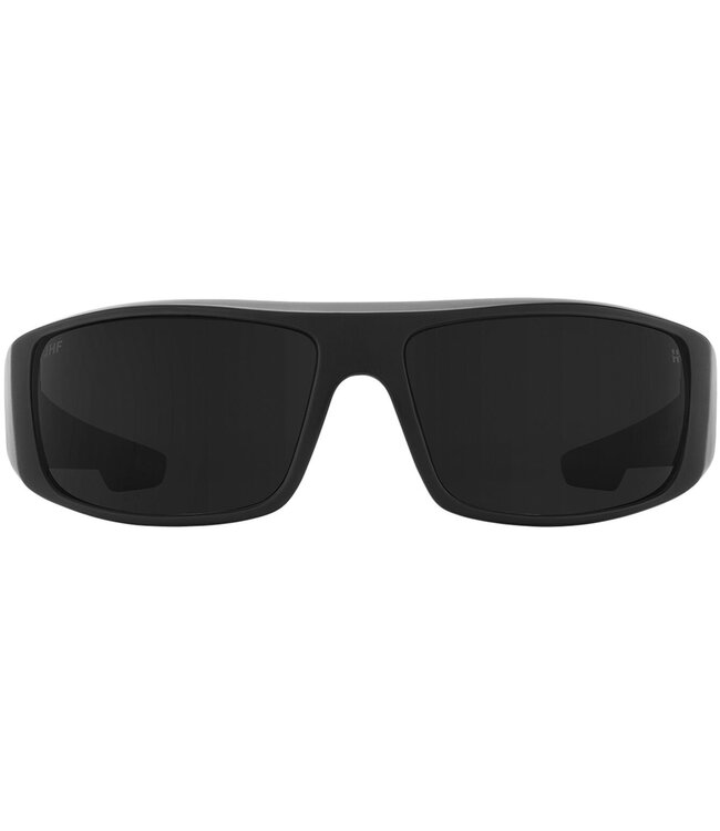 SPY LOGAN MATTE BLACK GLOSS BLK FLAME SUNGLASSES w/ HAPPY GRY