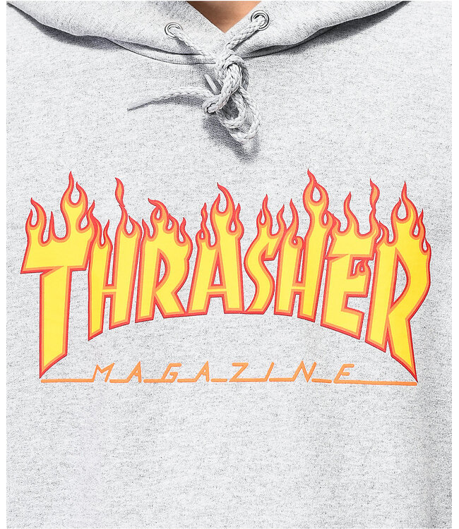 THRASHER MENS FLAME LOGO PULLOVER HOODIE