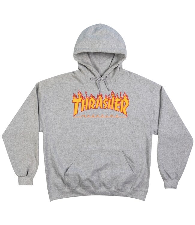 THRASHER MENS FLAME LOGO PULLOVER HOODIE