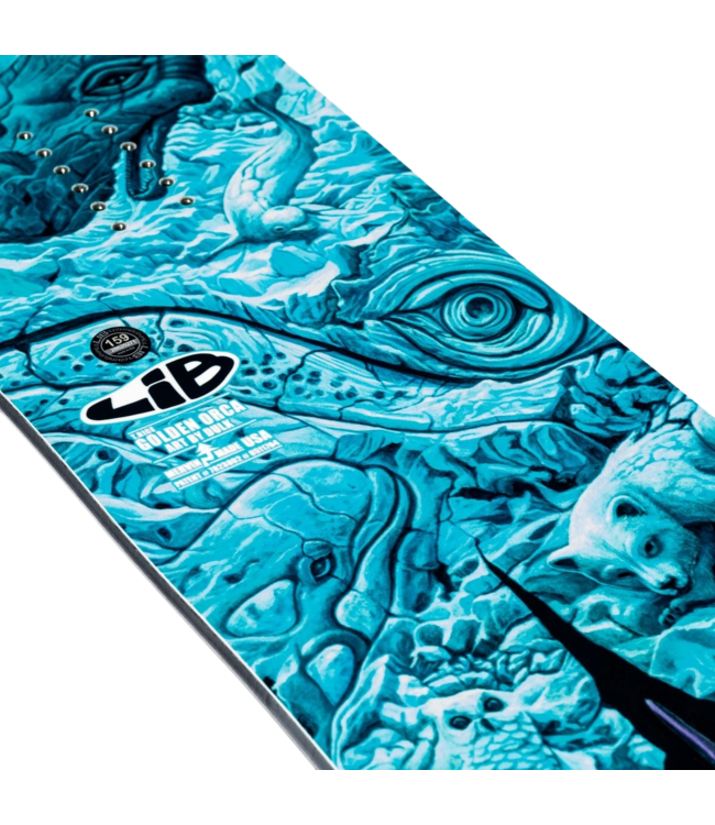 LIB TECH GOLDEN ORCA SNOWBOARD 2027