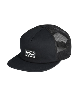 VANS VANS MENS SIDESTRIPE UNSTRUCTURED TRUCKER HAT BLACK