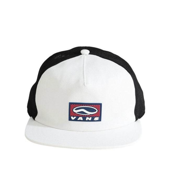 VANS MENS SIDESTRIPE UNSTRUCTURED TRUCKER HAT MARSHMALLOW