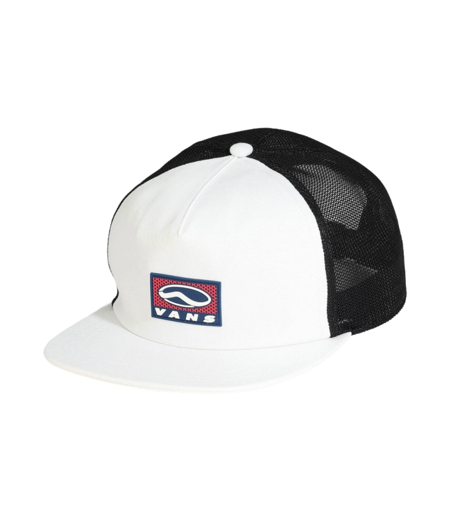 VANS MENS SIDESTRIPE UNSTRUCTURED TRUCKER HAT MARSHMALLOW
