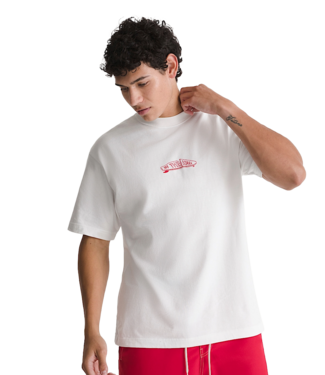 VANS VANS MENS BUCKLED SHORT SLEEVE TEE WHITE