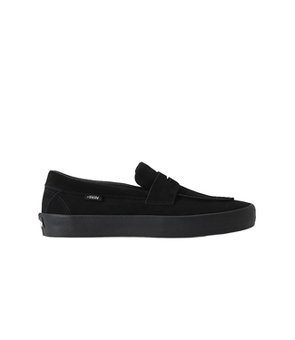 VANS VANS MENS SKATE LOAFER SUEDE SHOE BLACK/BLACK