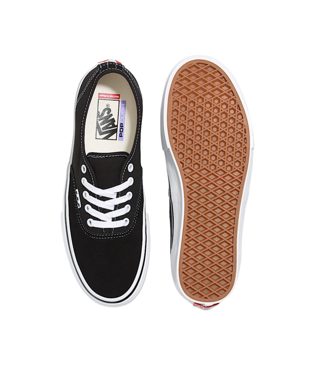 VANS MENS SKATE AUTHENTIC MID SHOES (Y28) BLACK/WHITE