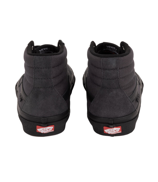 VANS MENS SKATE SK8-HI SHOE (Y01) CHARCOAL/BLACK