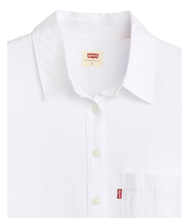 LEVIS WOMENS DARLENE UTILITY LONG SLEEVE SHIRT (025) RIVINGTON STRIPE