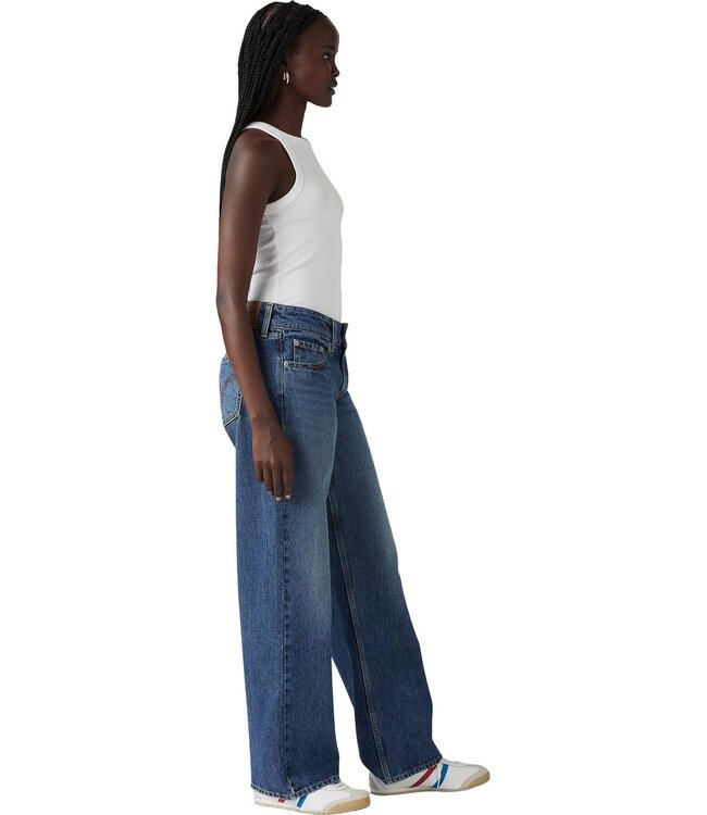 LEVIS WOMENS SUPERLOW LOOSE DENIM (008) BLENDED BEAUTY