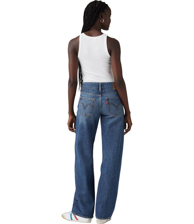 LEVIS WOMENS SUPERLOW LOOSE DENIM (008) BLENDED BEAUTY