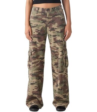 LEVIS WOMENS SUPERLOW LOOSE CARGO PANTS (005) WALLER CAMO