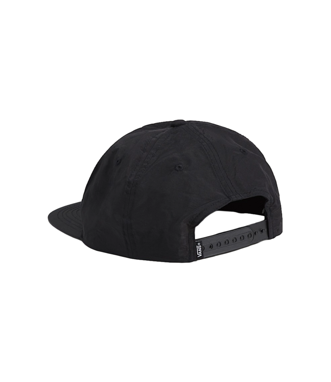 VANS MENS CRESTLINE UNSTRUCTURED SNAPBACK HAT BLACK/WHITE