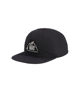 VANS VANS MENS CRESTLINE UNSTRUCTURED SNAPBACK HAT BLACK/WHITE