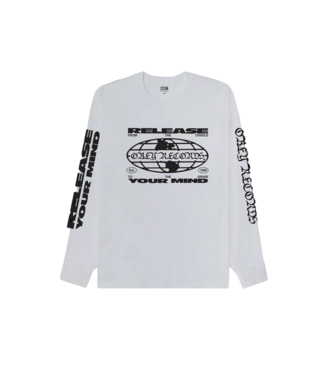 OBEY OBEY MENS RELEASE YOUR MIND LONG SLEEVE TEE WHITE