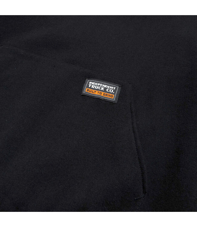 INDEPENDENT MENS BUILT TO GRIND WORK PULLOVER HOOD BLACK