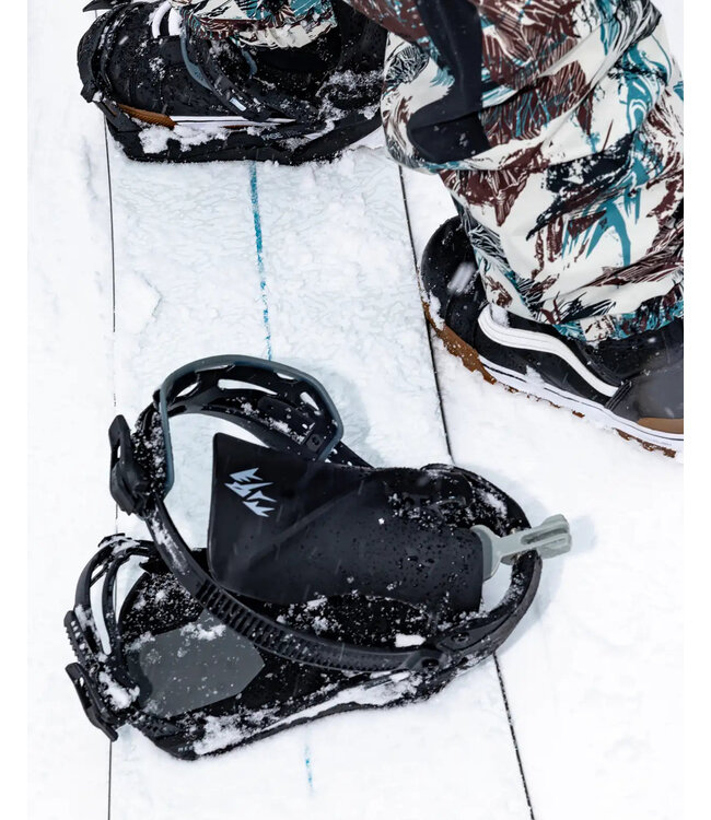 JONES MERCURY FASE SNOWBOARD BINDINGS STEALTH BLACK 2027