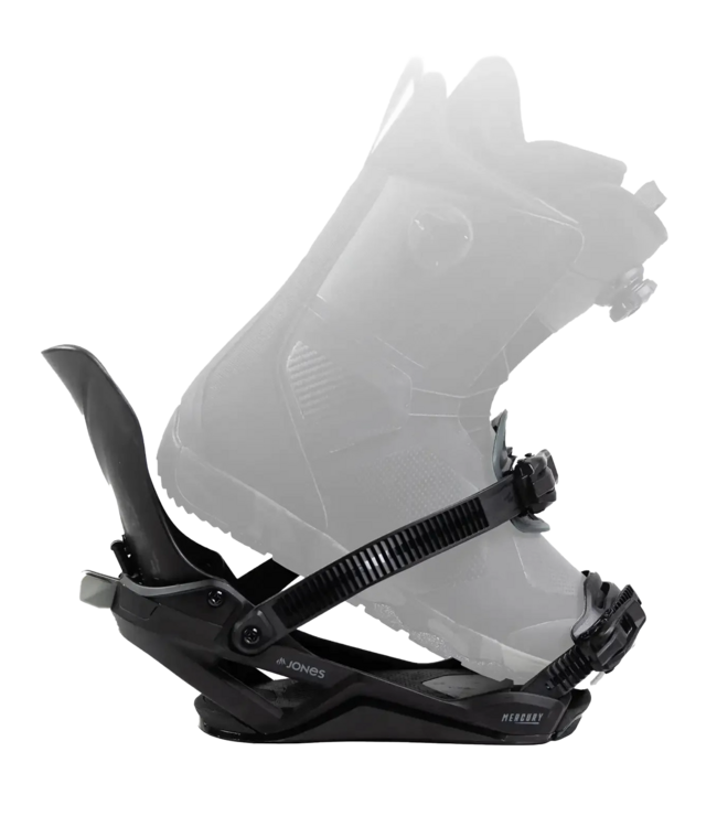 JONES MERCURY FASE SNOWBOARD BINDINGS STEALTH BLACK 2027