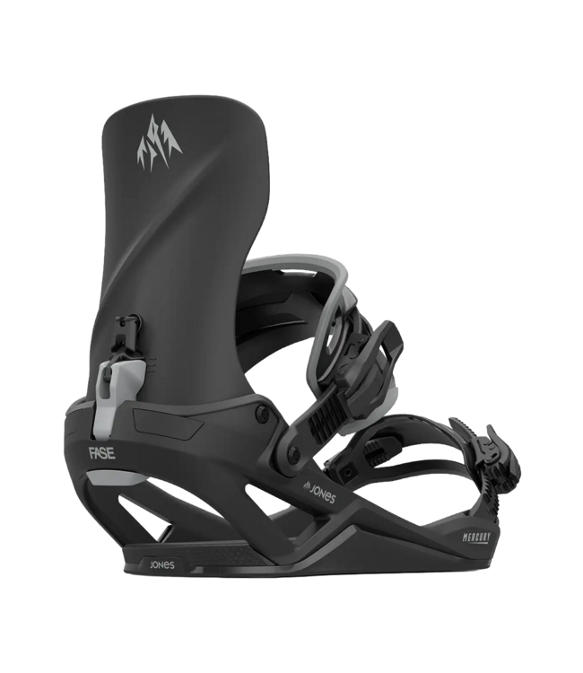 JONES MERCURY FASE SNOWBOARD BINDINGS STEALTH BLACK 2027