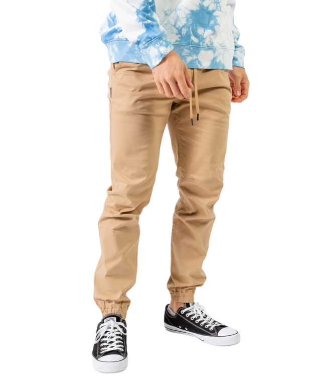 TAIKAN MENS JOGGER PANTS TAN