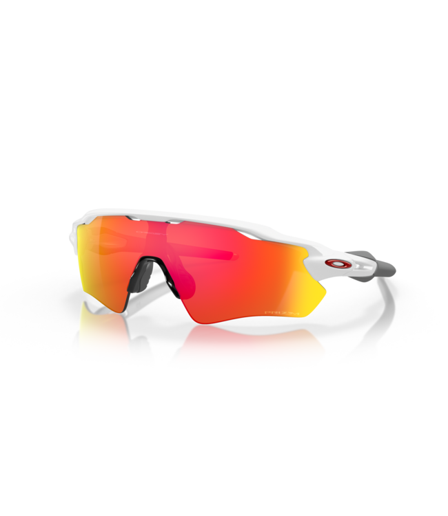 OAKLEY RADAR EV PATH POLISHED WHITE SUNGLASSES w/ PRIZM RUBY