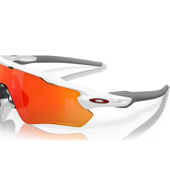OAKLEY RADAR EV PATH POLISHED WHITE SUNGLASSES w/ PRIZM RUBY