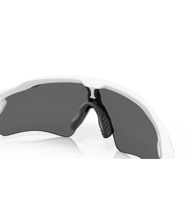 OAKLEY RADAR EV PATH POLISHED WHITE SUNGLASSES w/ PRIZM BLACK POLAR