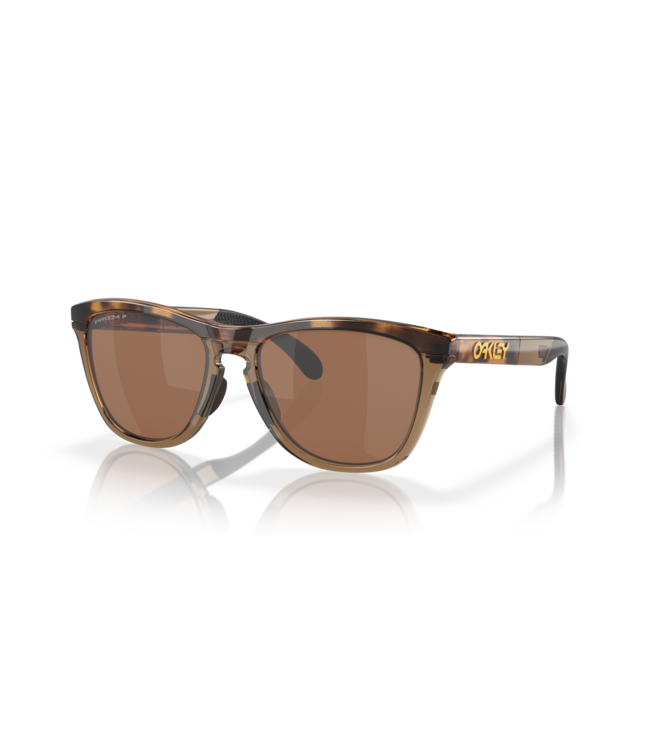 OAKLEY FROGSKINS RANGE BROWN TORT SUNGLASSES w/ PRIZM TUNGSTEN POLAR