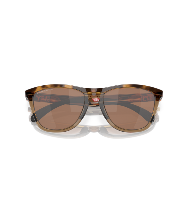OAKLEY FROGSKINS RANGE BROWN TORT SUNGLASSES w/ PRIZM TUNGSTEN POLAR
