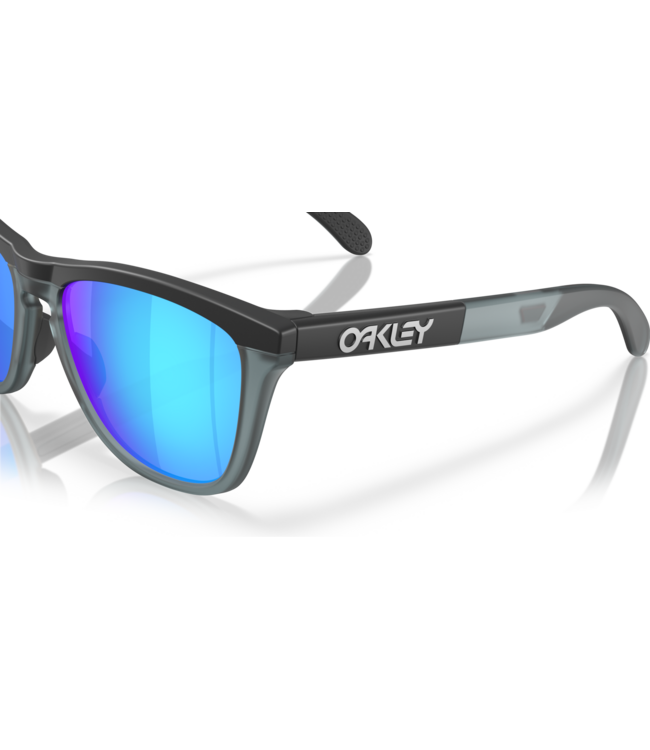 OAKLEY FROGSKINS RANGE MATTE BLACK SUNGLASSES w/ PRIZM SAPPHIRE