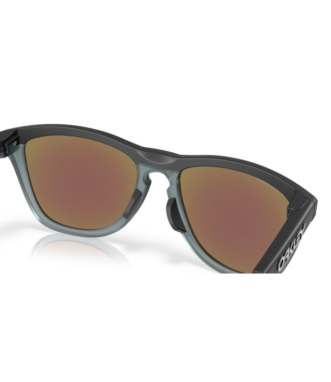 OAKLEY FROGSKINS RANGE MATTE BLACK SUNGLASSES w/ PRIZM SAPPHIRE