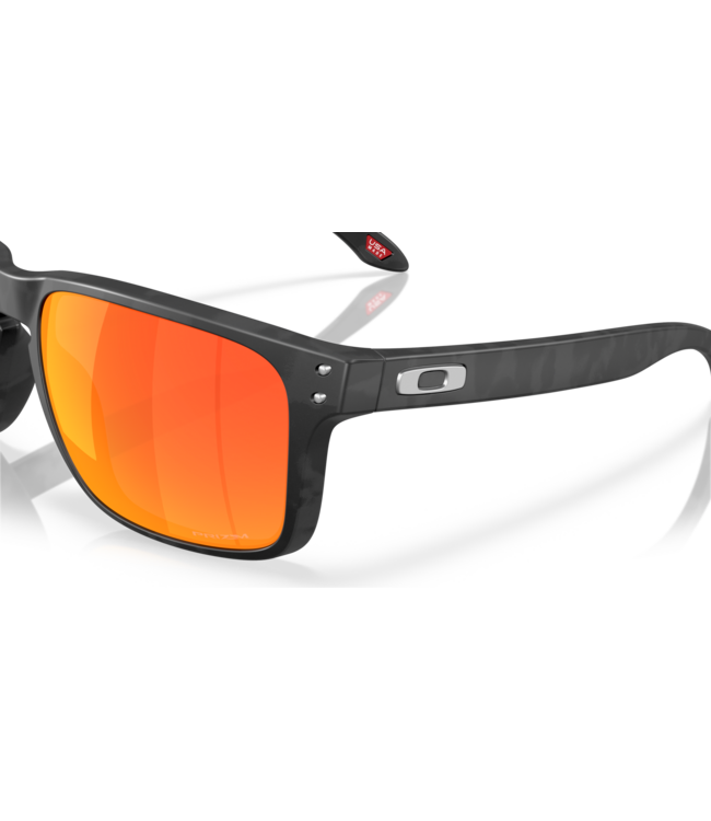 OAKLEY HOLBROOK XXL MATTE BLACK CAMO SUNGLASSES w/ PRIZM RUBY