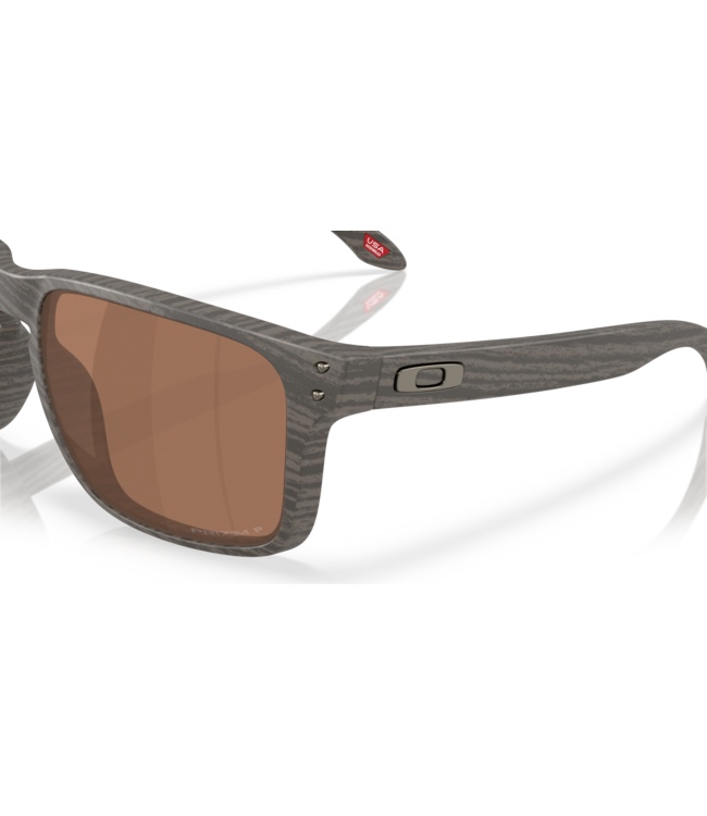 OAKLEY HOLBROOK XXL WOODGRAIN SUNGLASSES w/ PRIZM TUNGSTEN POLAR