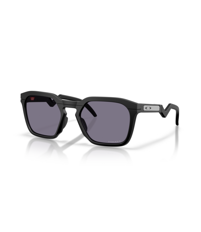 OAKLEY HSTN SQ MATTE BLACK SUNGLASSES w/ PRIZM GREY
