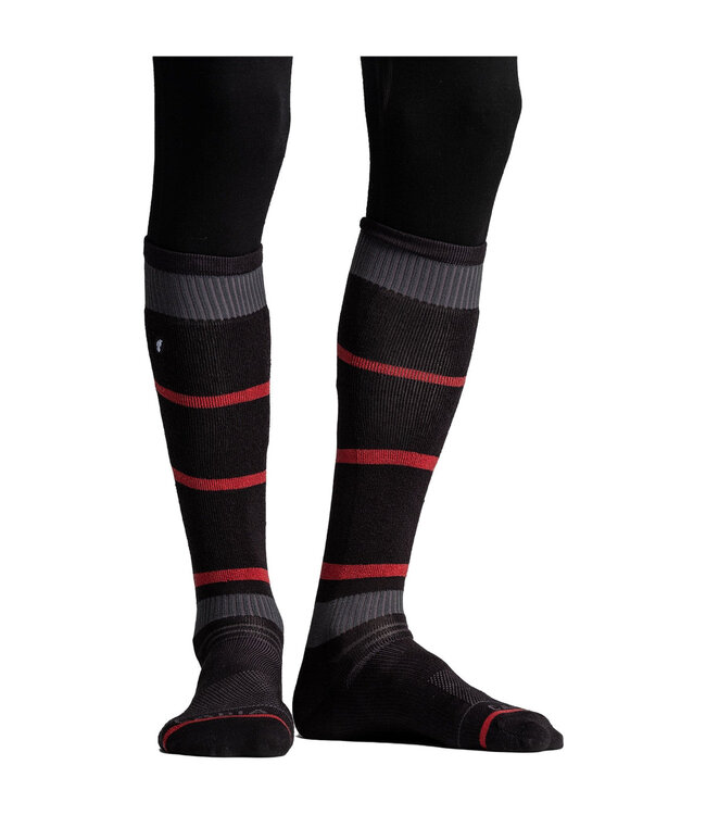 CADIA MENS FLIGHTLINE SOCKS BLACK EMBER