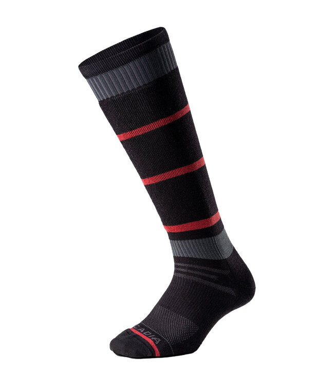 CADIA MENS FLIGHTLINE SOCKS BLACK EMBER