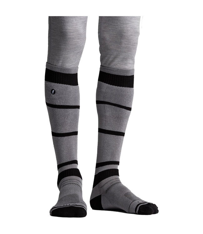 CADIA MENS FLIGHTLINE SOCKS ASH BLACK