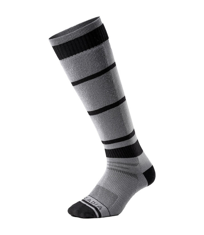CADIA MENS FLIGHTLINE SOCKS ASH BLACK