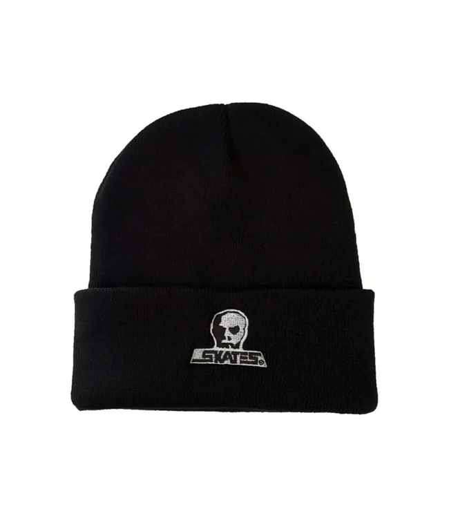 SKULL SKATES SMALL LOGO CUFF BEANIE BLACK