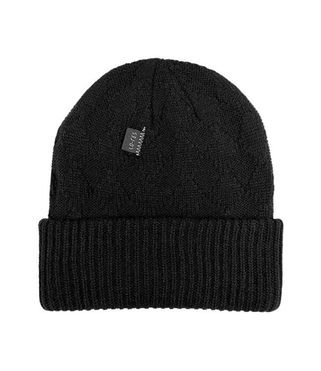LO-RES MENS CHIEF BEANIE BLACK