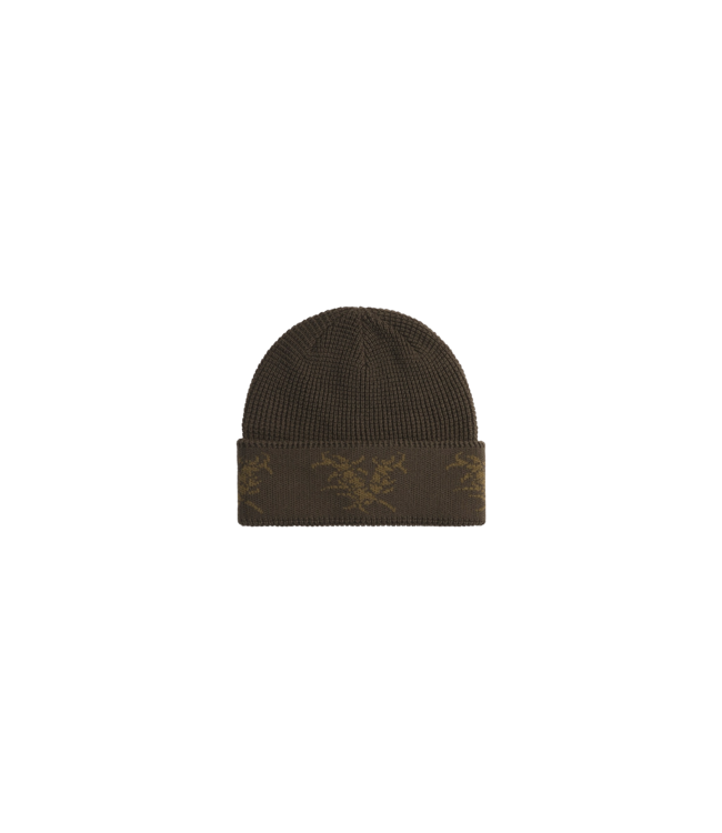 VANS MENS SKATE SPINAL V BEANIE HO25 (EMP) COAL BROWN