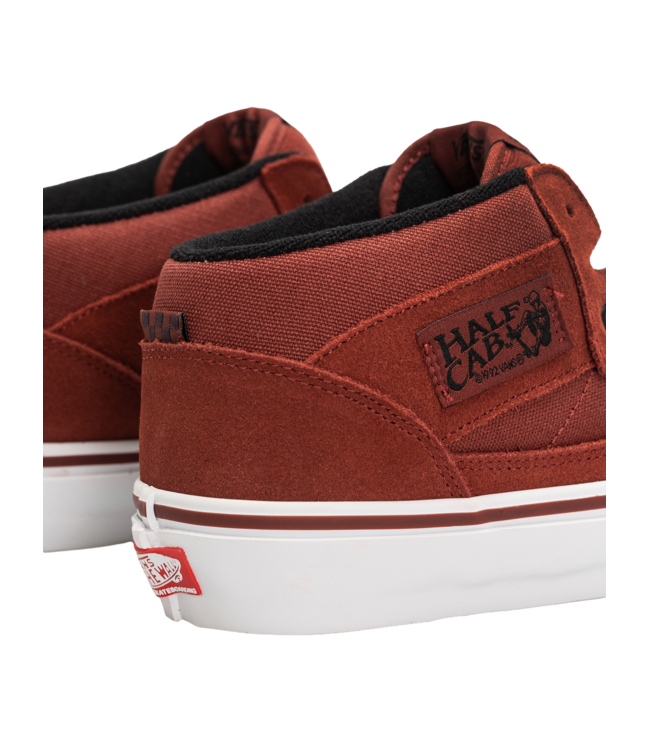 VANS MENS SKATE HALF CAB SHOES (YW9) BRICK/BLACK