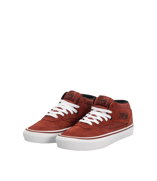 VANS MENS SKATE HALF CAB SHOES (YW9) BRICK/BLACK