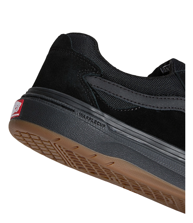 VANS MENS SKATE KYLE WALKER WAFFLECUP SHOES (1OJ) BLACKOUT
