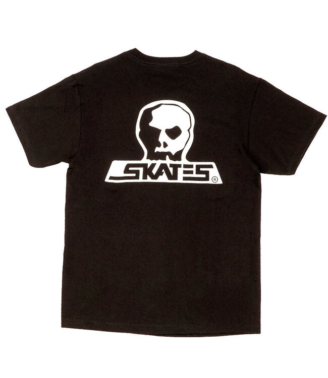 SKULL SKATES MENS SKULL LOGO SHORT SLEEVE TEE BLACK