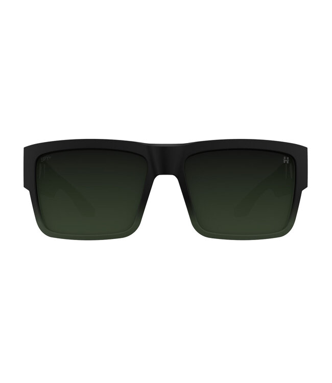 SPY CYRUS SOFT MATTE OLIVE FADE SUNGLASSES w/ HAPPY BRONZE OLIVE MIRROR