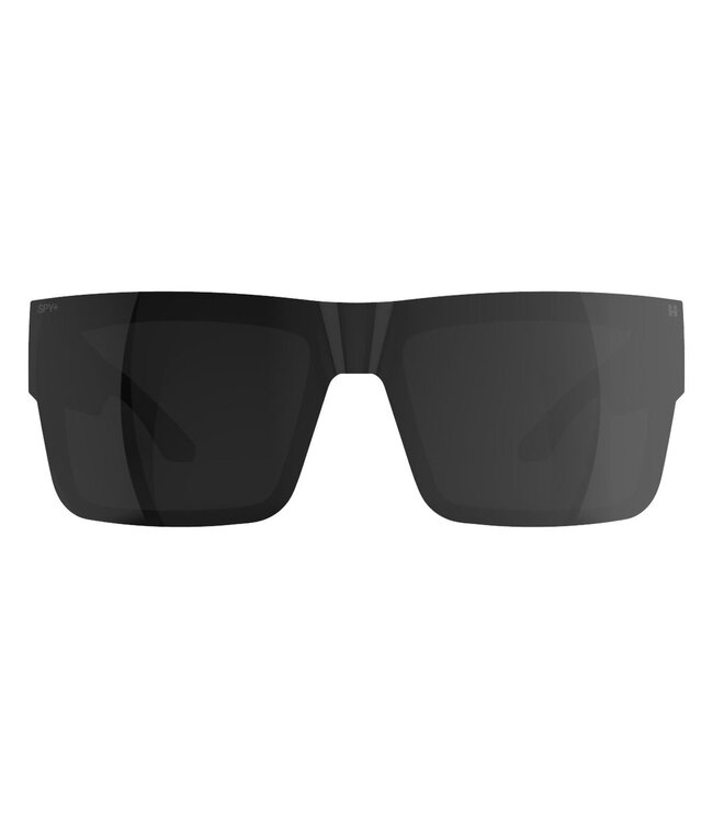SPY CYRUS SWITCH MATTE BLACK SUNGLASSES w/ HAPPY GREY GREEN BLACK MIRROR