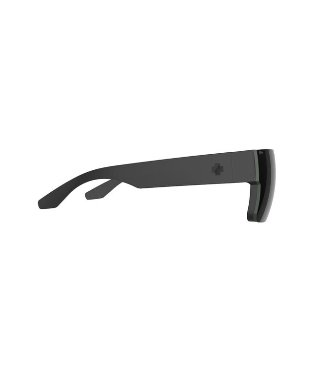 SPY CYRUS SWITCH MATTE BLACK SUNGLASSES w/ HAPPY GREY GREEN BLACK MIRROR