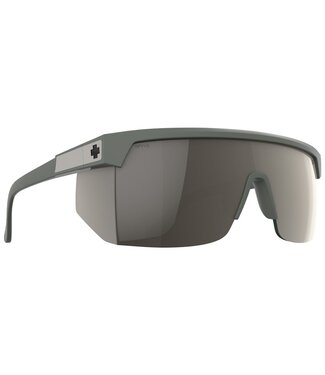 SPY SPY SUPER FLYNN ANSI MATTE OLIVE SUNGLASSES w/ HAPPY BRONZE PEWTER MIRROR